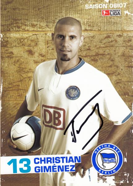 Gimenez, Christian - Hertha BSC Berlin (2006/07)