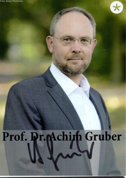 Gruber, Prof. Dr. Achim