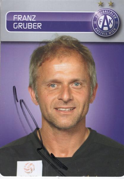 Gruber,  Franz - Austria Wien