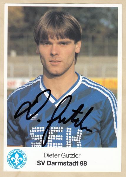 Gutzler, Dieter - SV Darmstadt 98 (1988/89)