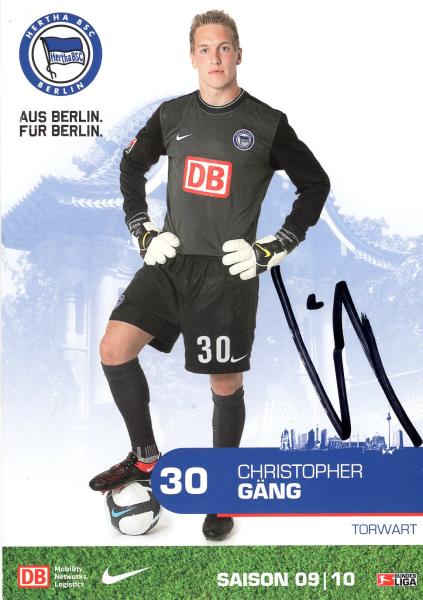 Gäng, Christopher - Hertha BSC Berlin (2009/10)