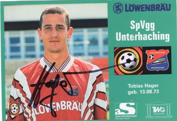 Hager, Tobias - SpVgg. Unterhaching (1996/97)