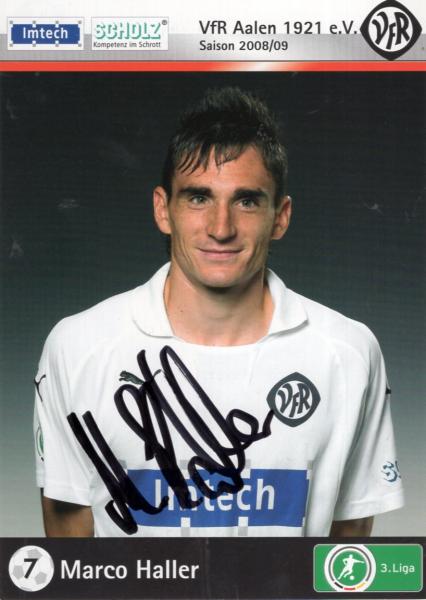 Haller, Marco - VFR Aalen (2008/09)