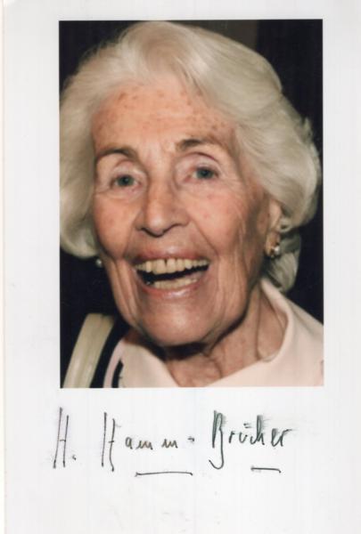 Hamm-Brücher (†), Dr. Hildegard
