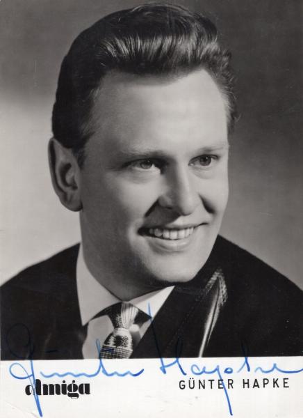Hapke (†), Günther - DDR Sänger