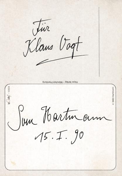 Hartmann (+), Sven - Künstler