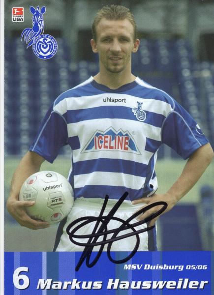 Hausweiler, Markus - MSV Duisburg (2005/06)