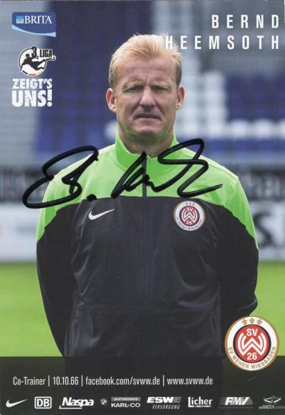 Heemsoth, Bernd - SV Wehen Wiesbaden (2014/15)