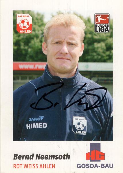 Heemsoth, Bernd - Rot-Weiss Ahlen (2008/09)