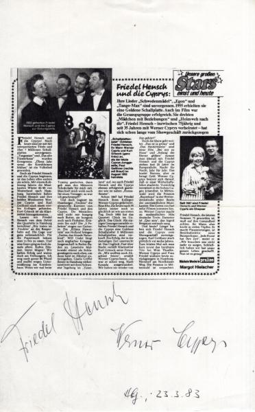Hensch, Friedel & Cyprys, Werner