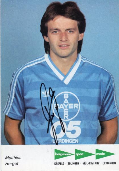 Herget, Matthias - Bayer Uerdingen (1985/86)