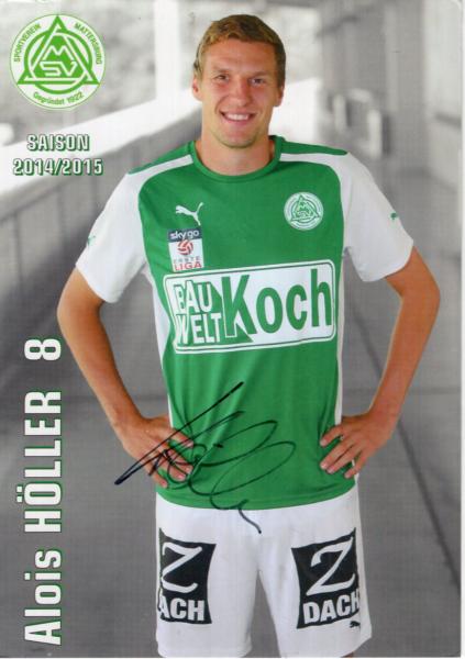 Höller, Alois - SV Mattersburg (2014/15)