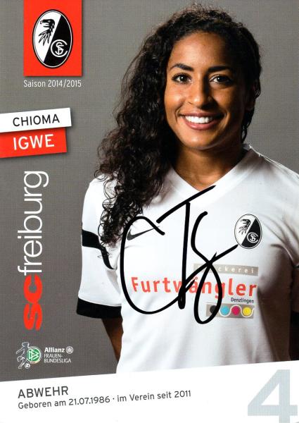 Igwe, Chioma - SC Freiburg (2014/15)