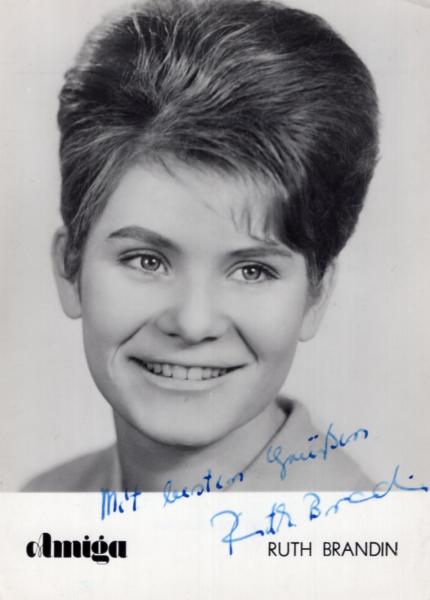 Brandin (†), Ruth - DDR Schlagersängerin
