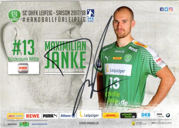 Janke, Maximilian - SC DHFK Leipzig (2017/18)