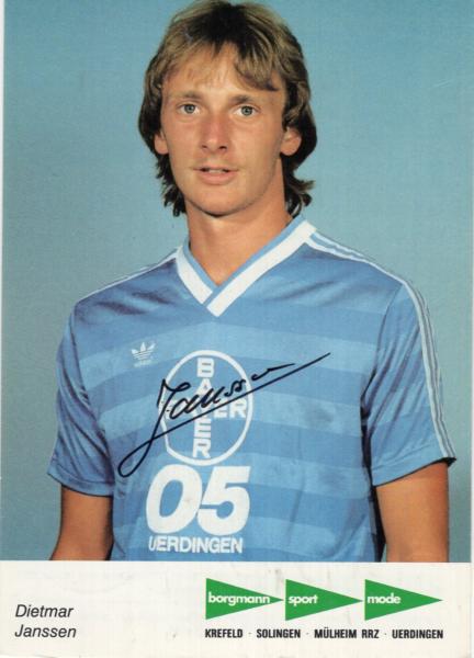 Janssen, Dietmar - Bayer Uerdingen (1985/86)
