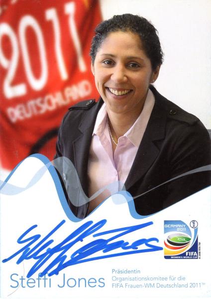 Jones, Steffi - WM Botschafterin 2011