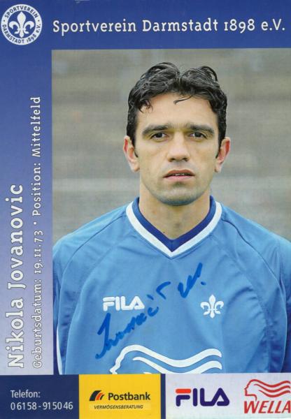 Jovanovic, Nikola - SV Darmstadt 98 (2004/05)