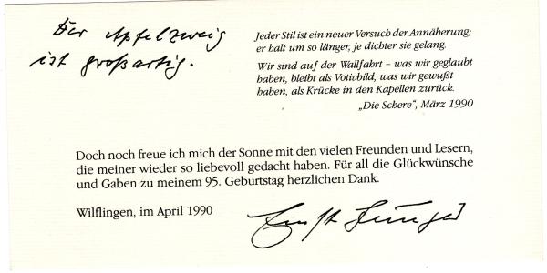 Jünger (†), Ernst