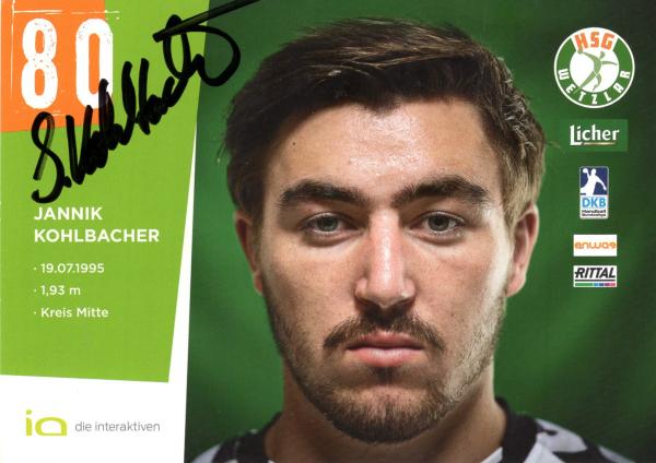 Kohlbacher, Jannik - HSG Wetzlar