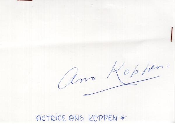 Koppen (†/NL), Ans