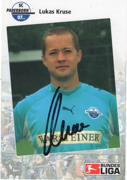 Kruse, Lukas - SC Paderborn (2007/08)