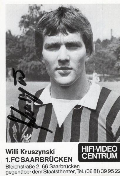 Kruszynski, Willi - 1.FC Saarbrücken (1983/84)