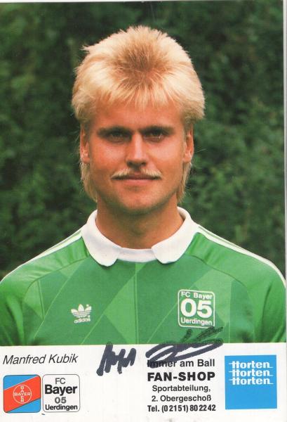Kubik, Manfred - Bayer Uerdingen (1988/89)