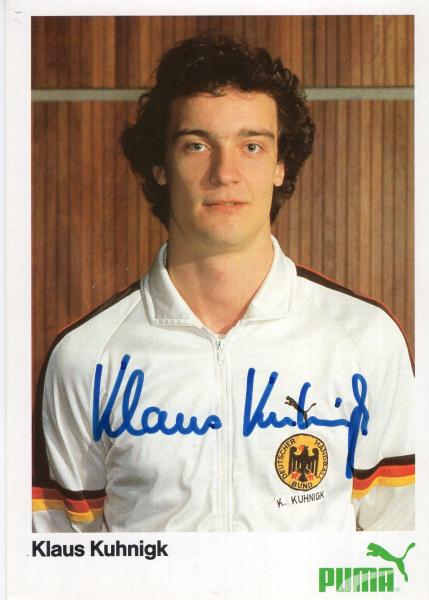 Kuhnigk, Klaus - Nationaltrikot