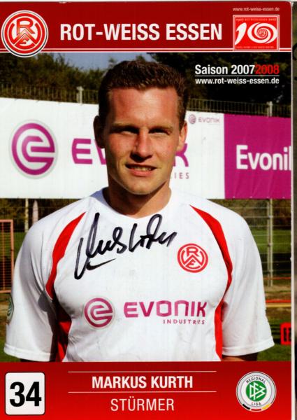 Kurth, Markus - Rot-Weiß Essen (2007/08)