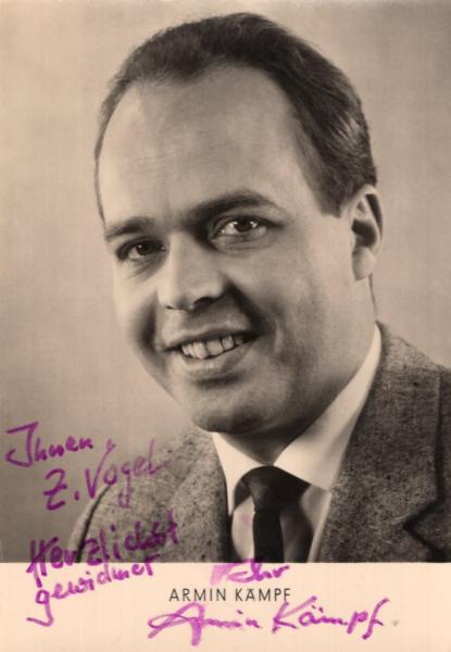 Kämpf (†), Armin - DDR Schlagersänger