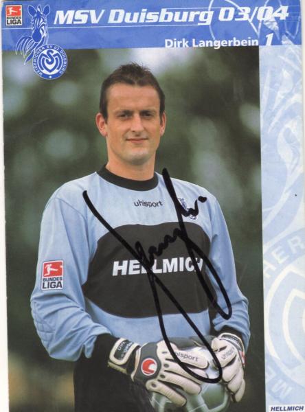 Langerbein, Dirk - MSV Duisburg (2003/04)