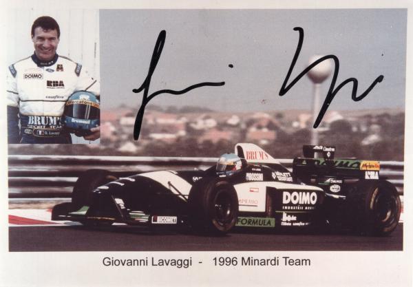 Lavaggi (I), Giovanni - Minardi Team 1996