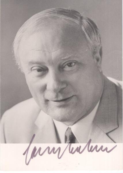 Leber (†), Georg - ehem. Bundesminister