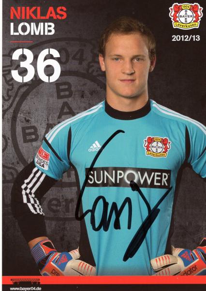 Lomb, Niklas - Bayer Leverkusen (2012/13)