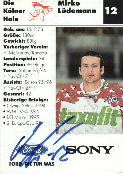 Lüdemann, Mirko - Kölner EC (1996/97)