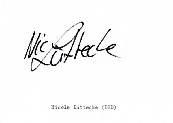 Lüttecke, Nicole