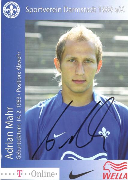 Mahr, Adrian - SV Darmstadt 98 (2006/07)