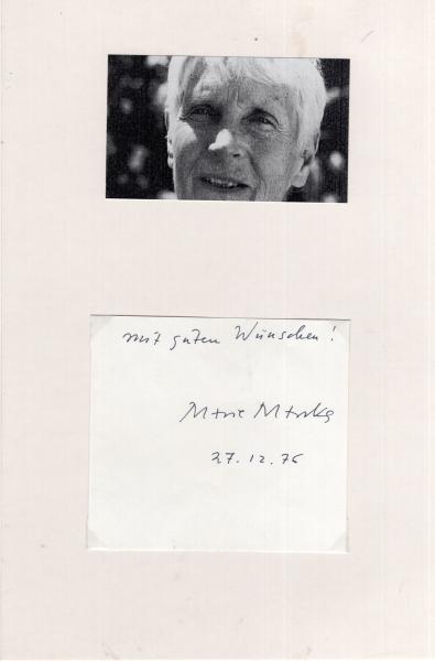 Marcks (†), Marie - Karikaturist und Zeichner