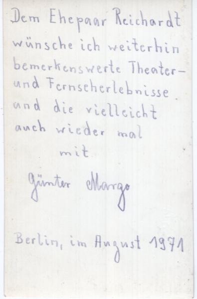 Margo (†), Günter