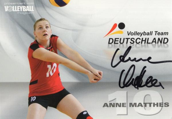 Matthes, Anne - Deutscher Volleyball Verband