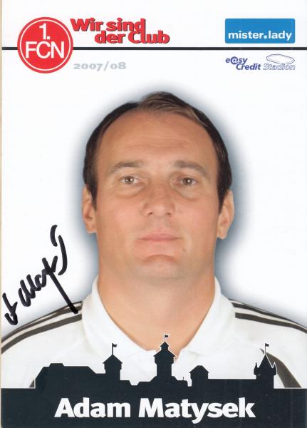 Matysek, Adam - 1.FC Nürnberg (2007/08)
