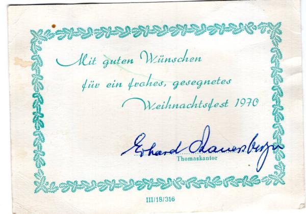 Mauersberger (†), Erhard - Chorleiter