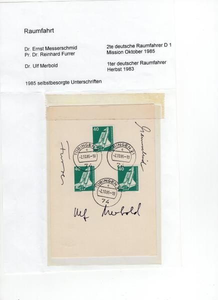 Messerschmid, Ernst & Furrer, Reinhard & Merbold, Ulf