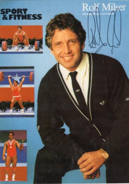Milser, Rolf - Gewichtheben - Olympia Gold 1984