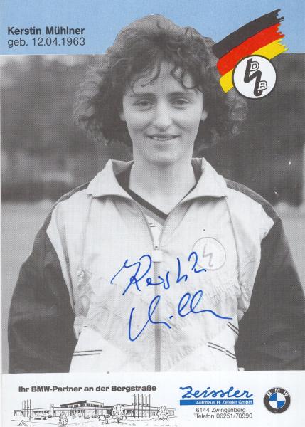 Mühlner, Kerstin - Nationalmannschaft