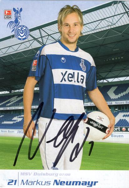 Neumayr, Markus - MSV Duisburg (2007/08)
