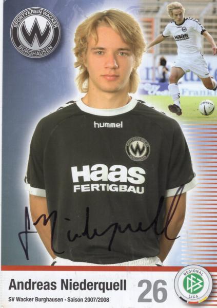 Niederquell, Andreas - Wacker Burghausen (2007/08)