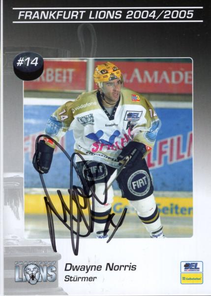 Norris, Dwayne - Frankfurt Lions (2004/05)