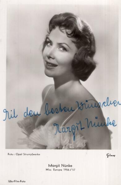 Nünke (†), Margit - Miss Europa 1956/57